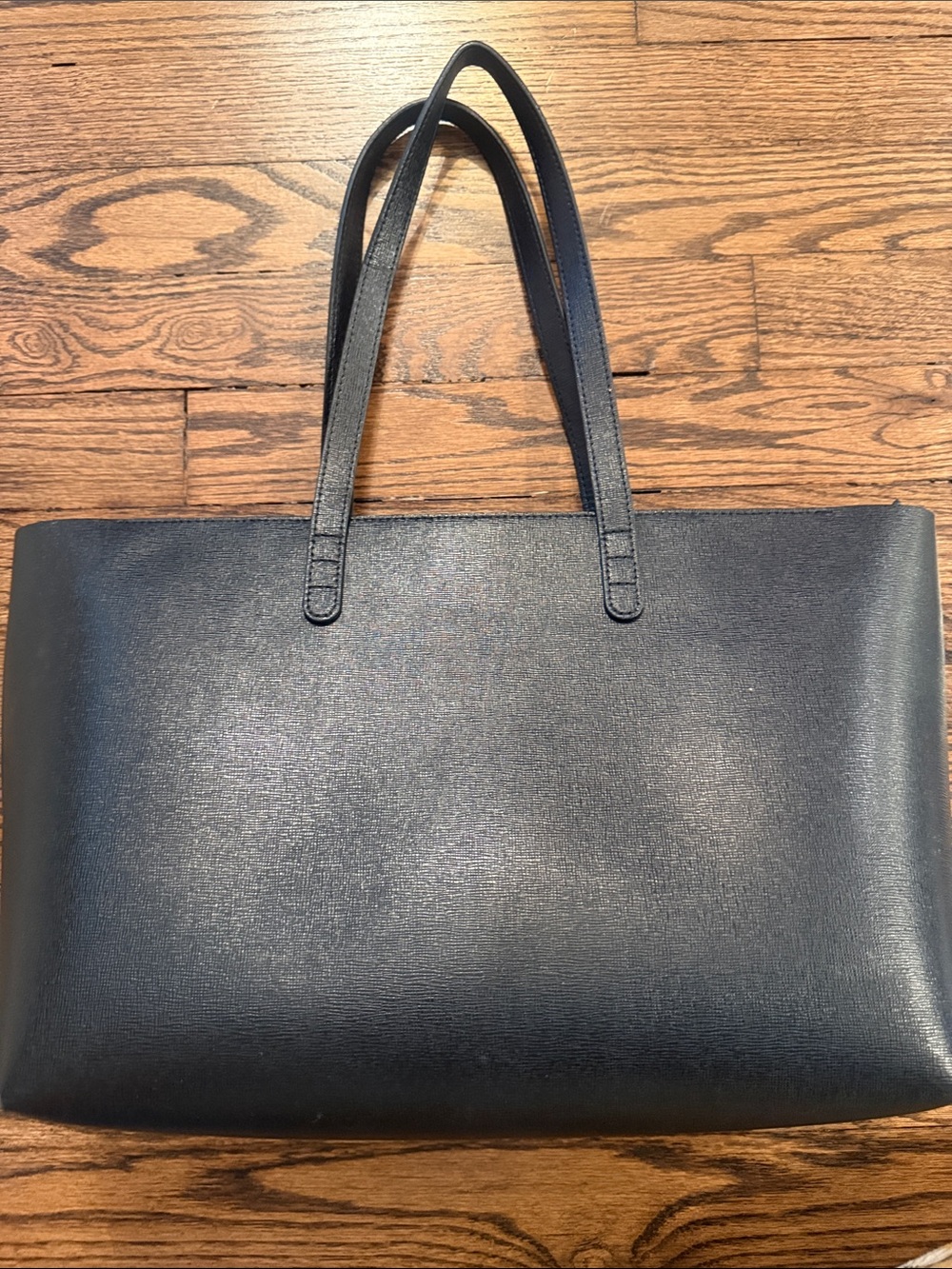 Mansur Gavriel Black Leather Tote Bag - Picture 4 of 8